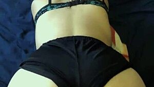 Real Amateur 18-Year-Old Bent Over Anal Without Shorts