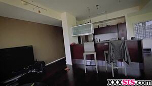 He bangs his hot stepsis elena koshka in a homemade group scene