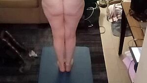 Hot Milf Does Naked Yoga