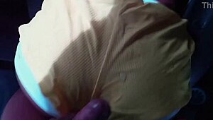 Latina Prostitute Bent Over in Uber