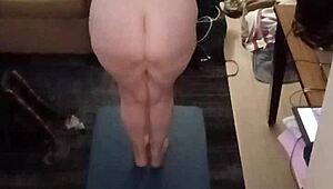 Hot Milf Does Naked Yoga