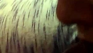 Watch this old bbw suck that young black cock