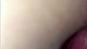 Brunette couple's crazy anal fucking with big cock moans 😩