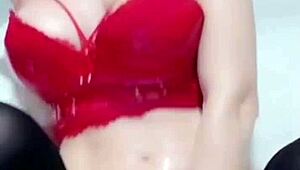 Shaved tight pussy gets drilled hard in wild banging video