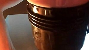 fucking my fleshlight at home