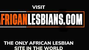 Curvy BBW African lesbians eat pussy in crazy homemade sex!