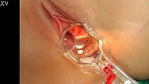 Euro Blonde Babe Teases Solo With Natural Tits And Speculum