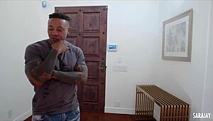 Eddie Jaye CUMS on Sara Jay's MASSIVE Breasts and Big Ass!