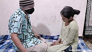 Indian Tuition Teacher Engages in Steamy Roleplay Sex with Her Student