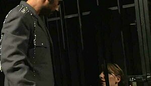 Prison walls couldn't stop the brutal male domination. Gagging and rough bondage took over the cell.