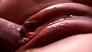 Extremely Close-Up Sperm Dripping Down The Pussy