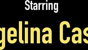 سارا جاي الكبيرة الشرموطة تسأل كيف يشعر ستراب أون أنجلينا كاسترو