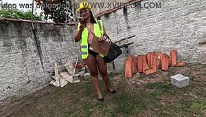 Checking the construction site, wondering about wild worker fantasies.