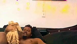 She deepthroats and gets a facial