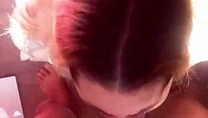 deepthroat my black cock with blonde slut lover