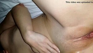 Teen Vanessa dripping perfect puffy pussy cum on my cock in Vegas 😍