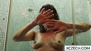 super hot milf in erotic shower mummification 😍