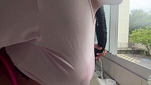 BBW Bokong Besar Hot Panggil Bantu Gak Tahanku Bikin Dia Nagih Kontol