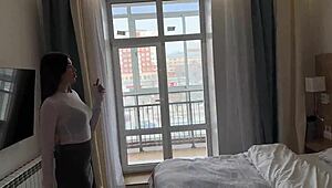 Hot Brunette Realtor Gets Wet Pussy Pounded on Tour