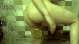 watch catchboobs using a dildo in the shower scene