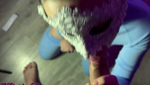 Stretching Tight Butt with Dildo After Yoga for Intense Pleasure