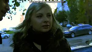 Teen threesome sex on balcony outdoor public pickup