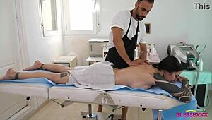 Busty Married Milf Teacher Gets a Huge Massage