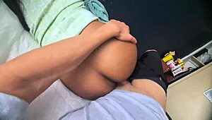 Banging My Chubby Latina Friend in the Morning with a Creampie