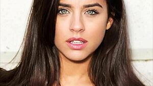 Georgia May Foote stunning big tits in a photo compilation video
