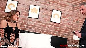 Pegas productions - la belle sky fox gets choked and fucked by julian august in a narrow ass scene