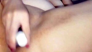 Woman Squirts Alone While Husband Works in Fetish Scene