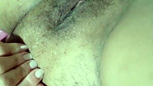 Chubby brazilian cleans vibrator and cums more 😏