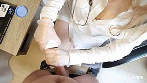 the nurse took the patients semen sample in hospital