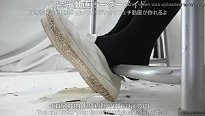 Socks And Shoes Fetish With Feet Worship In High Definition
