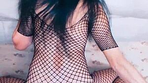 i pound my wife's wet pussy rough in stockings, she loves it hard.