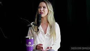 yo, check milena moreau and tifany rocha in swing cast outdoor action. part 1 on sheer red is wild!