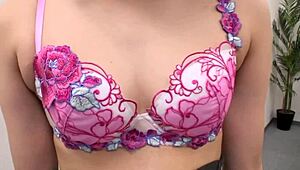 Japanese schoolgirl tricked into fake idol casting with shy first-time vibes. Her small tits steal the show.