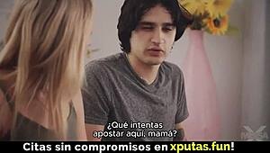 Damn, two guys slam a hot blonde Spanish sub in wild double action!