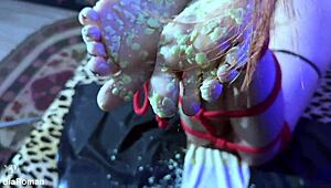 Tickling her soft soles feels like a dream come true.