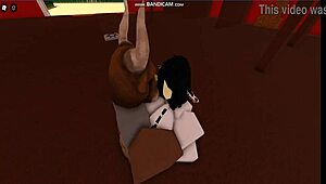 cow girl gets fucked by bull