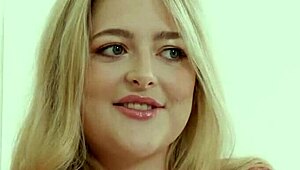 Teen insists on watching step mom ride in interracial big tits scene