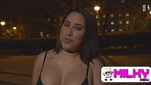 dickflash in the park, big-ass venezuelan can't resist sucking my cock outdoors