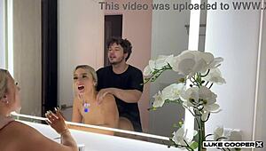 Fucking Hot All Natural Big Boobs Blonde Cas Summer Doggy Facial