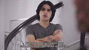 Damn, two guys slam a hot blonde Spanish sub in wild double action!