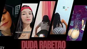 Prostitute twerks big ass in tight shorts