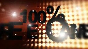 Cam girl with fake tits uses dildo and gets cumshot while holding mic