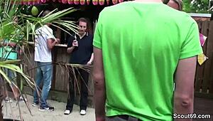 skandal unfolds as mutti nails jungspund at the garden party