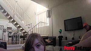 Step Dad Records Fucking Teen 18+ Dolly Leigh's Tight Pussy