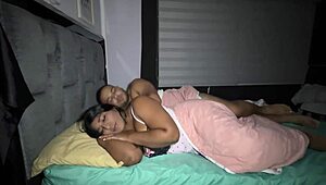 stepfather sneaks into stepdaughter's bed and fills her pussy with cum