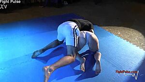 i watched real mixed wrestling by fight pulse and it was intense